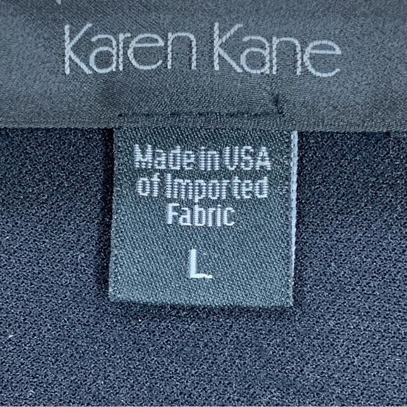 Karen Kane~Long Sleeve Animal Print Burn Out‎ Velour Knee Length Dress~Sz L - Picture 11 of 14